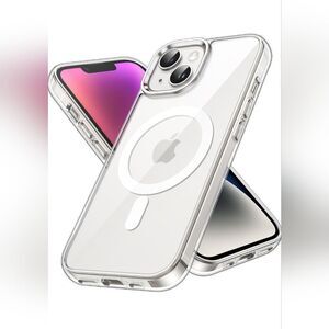 Iphone 14 6.1-inch Clear Case Compatible With Magsafe Wireless Charging